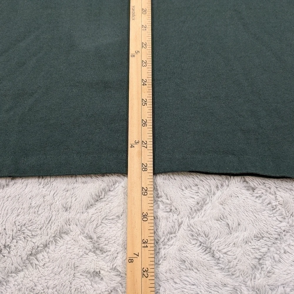 Madewell Shirt Men's XXL Green Dark Palm Relaxed Long Sleeve Tee Pocket
